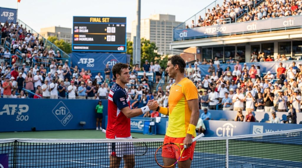 Фриц и Йодар разыграют титул турнира ATP 500 в Вашингтоне